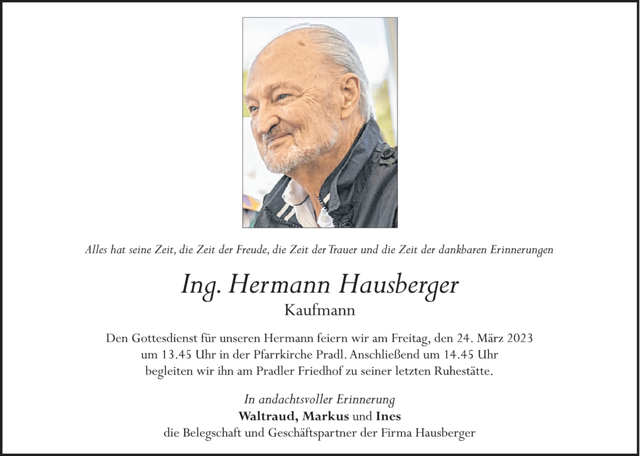 Hermann Hausberger Bild