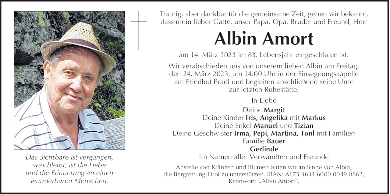 Albin Amort Bild