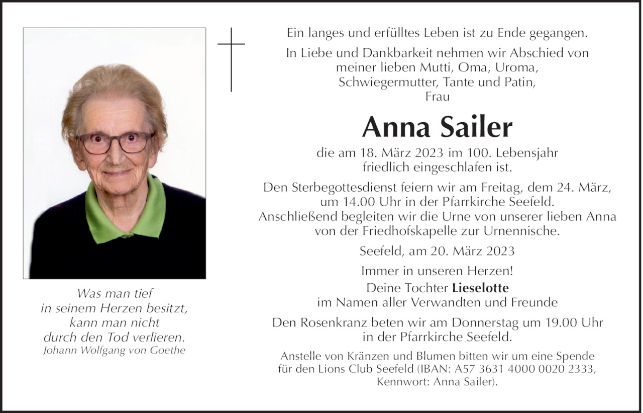 Anna Sailer Bild
