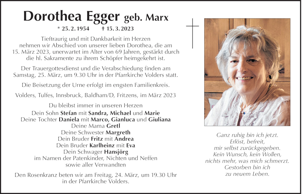 Dorothea Egger Bild