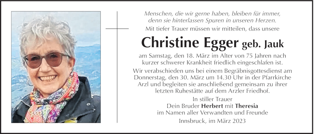 Christine Egger Bild