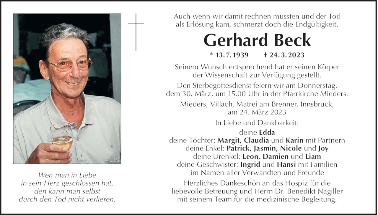 Gerhard Beck Bild