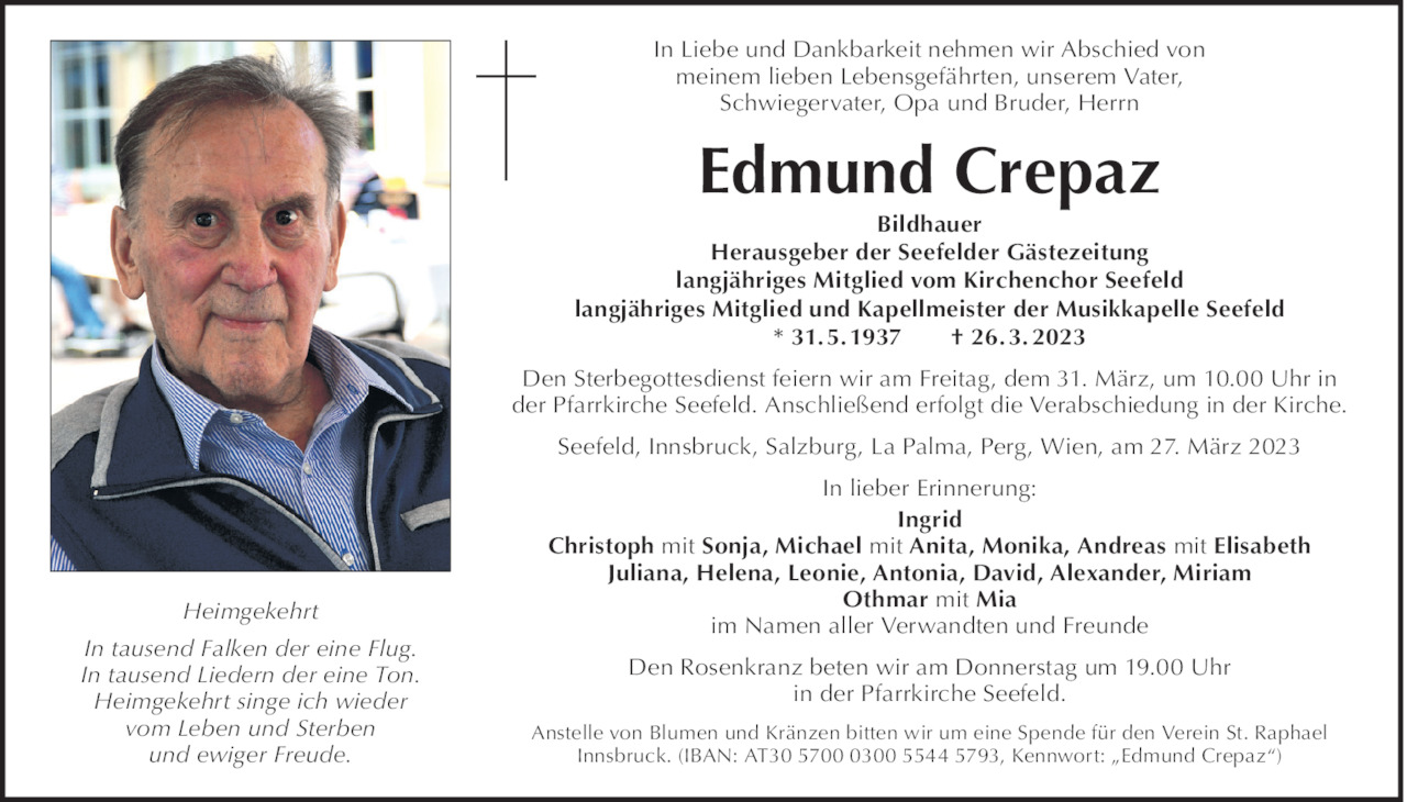 Edmund Crepaz Bild