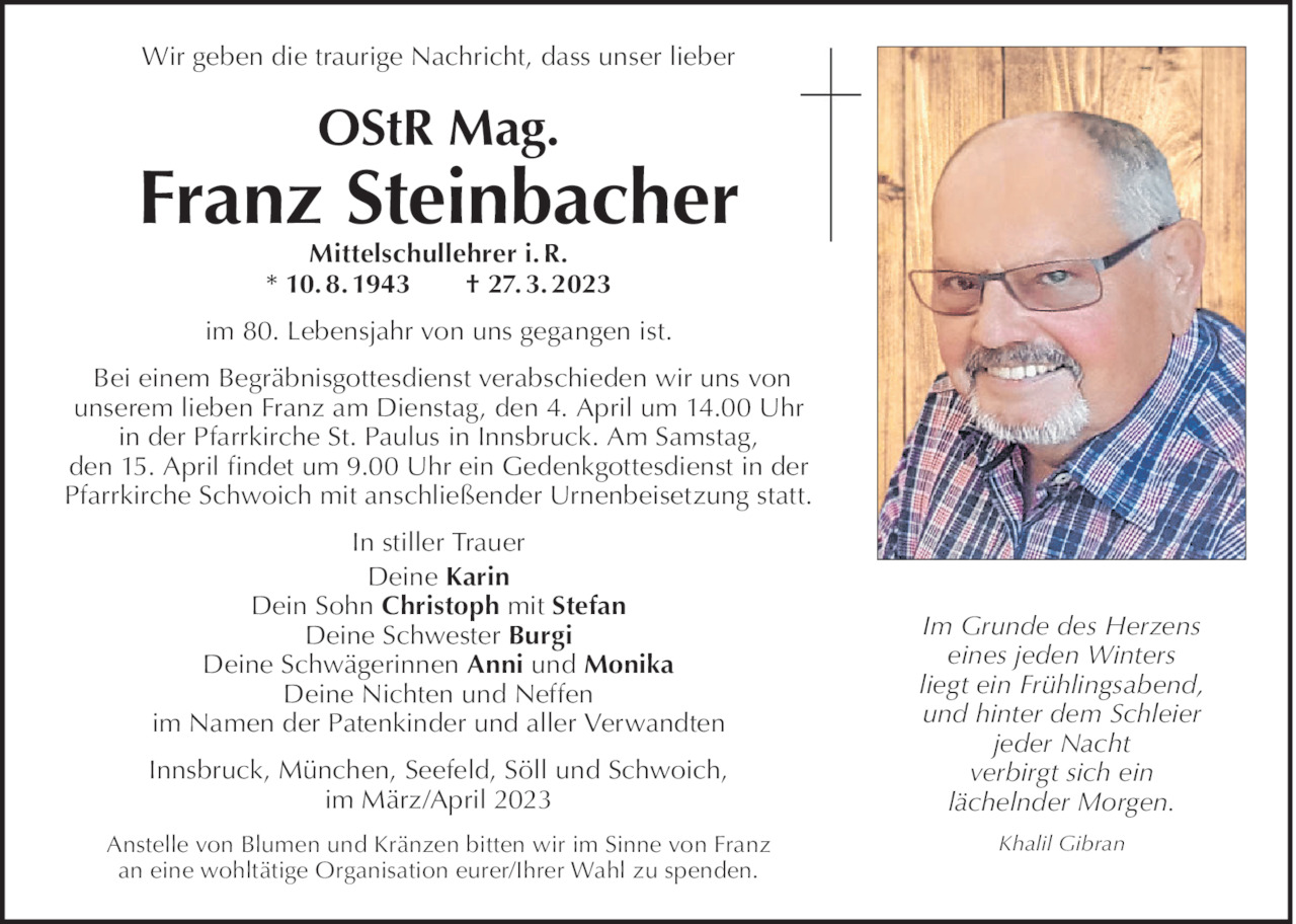Franz Steinbacher Bild