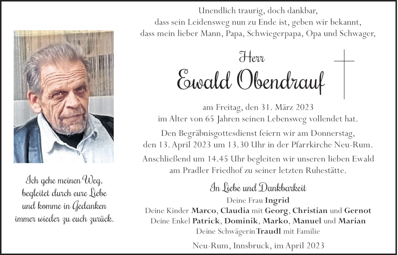 Ewald Obendrauf  Bild