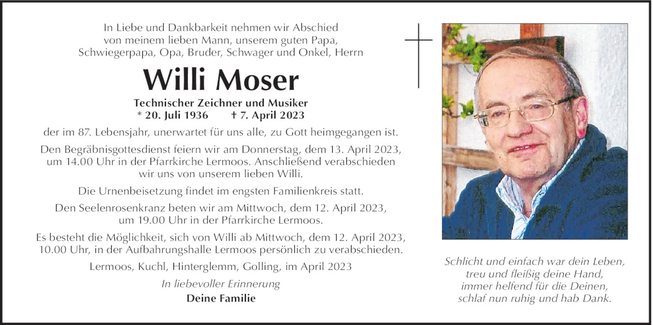 Willi Moser Bild