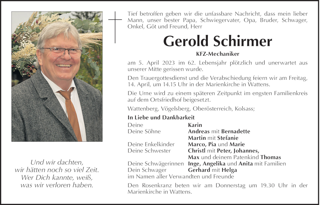 Gerold  Schirmer Bild