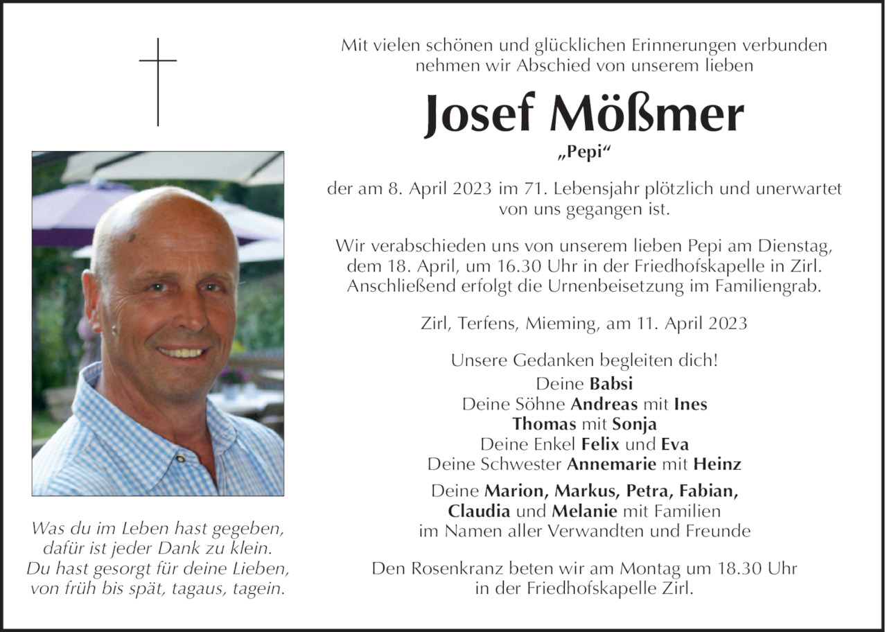 Josef Mößmer Bild