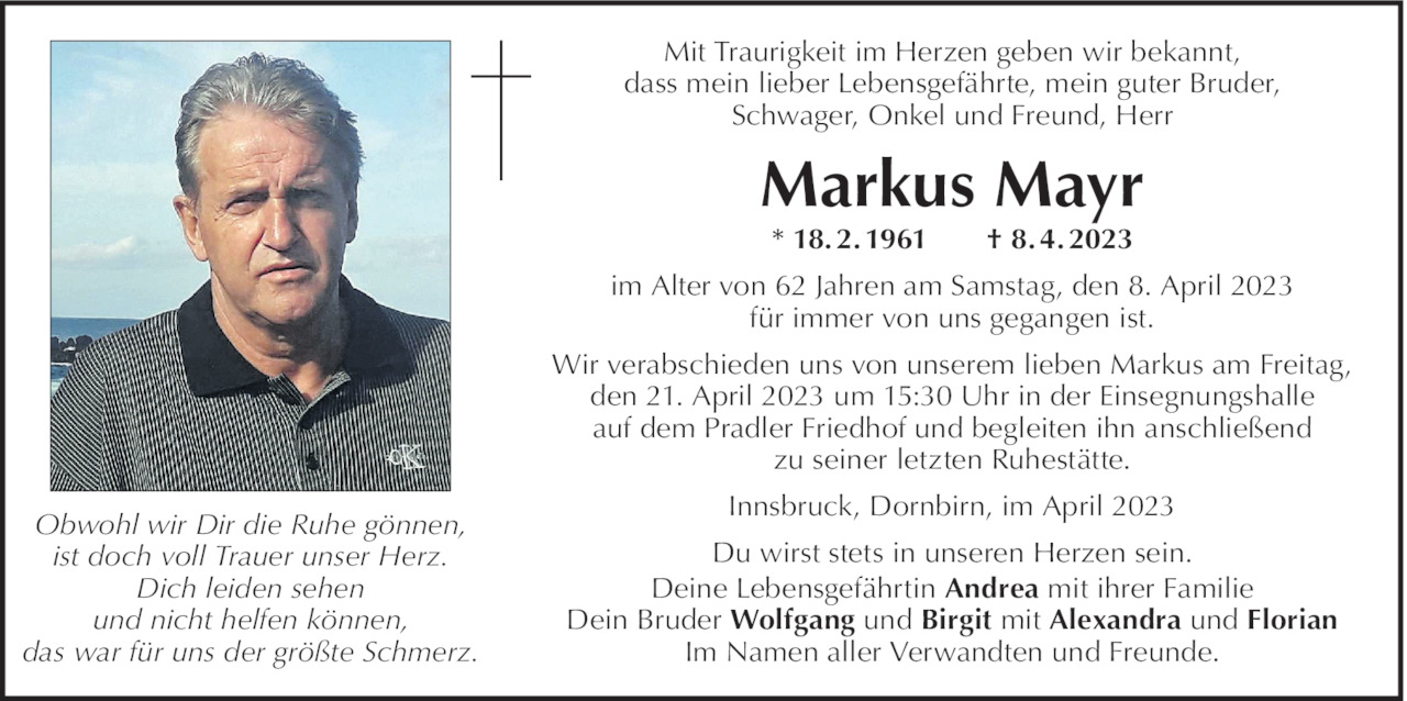 Markus Mayr Bild
