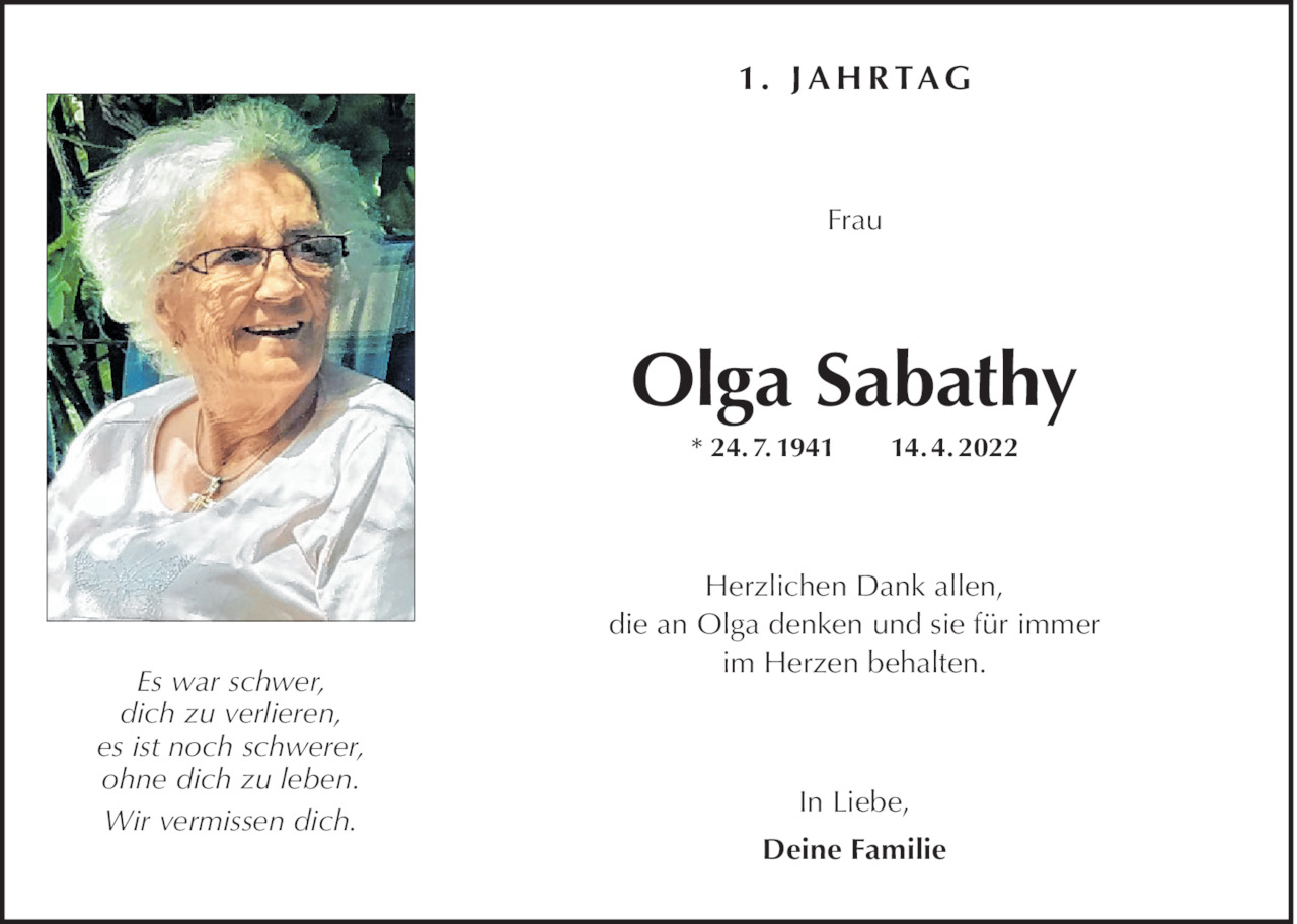 Olga Sabathy Bild