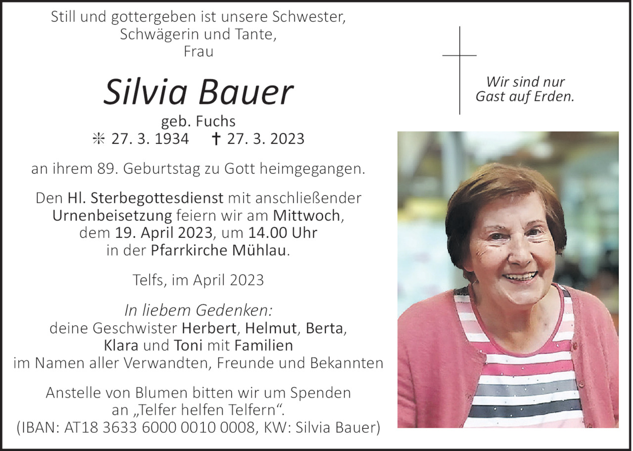Silvia Bauer Bild