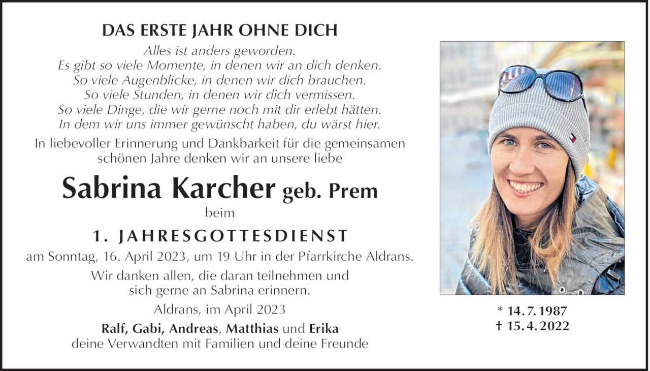 Sabrina Prem-Karcher Bild