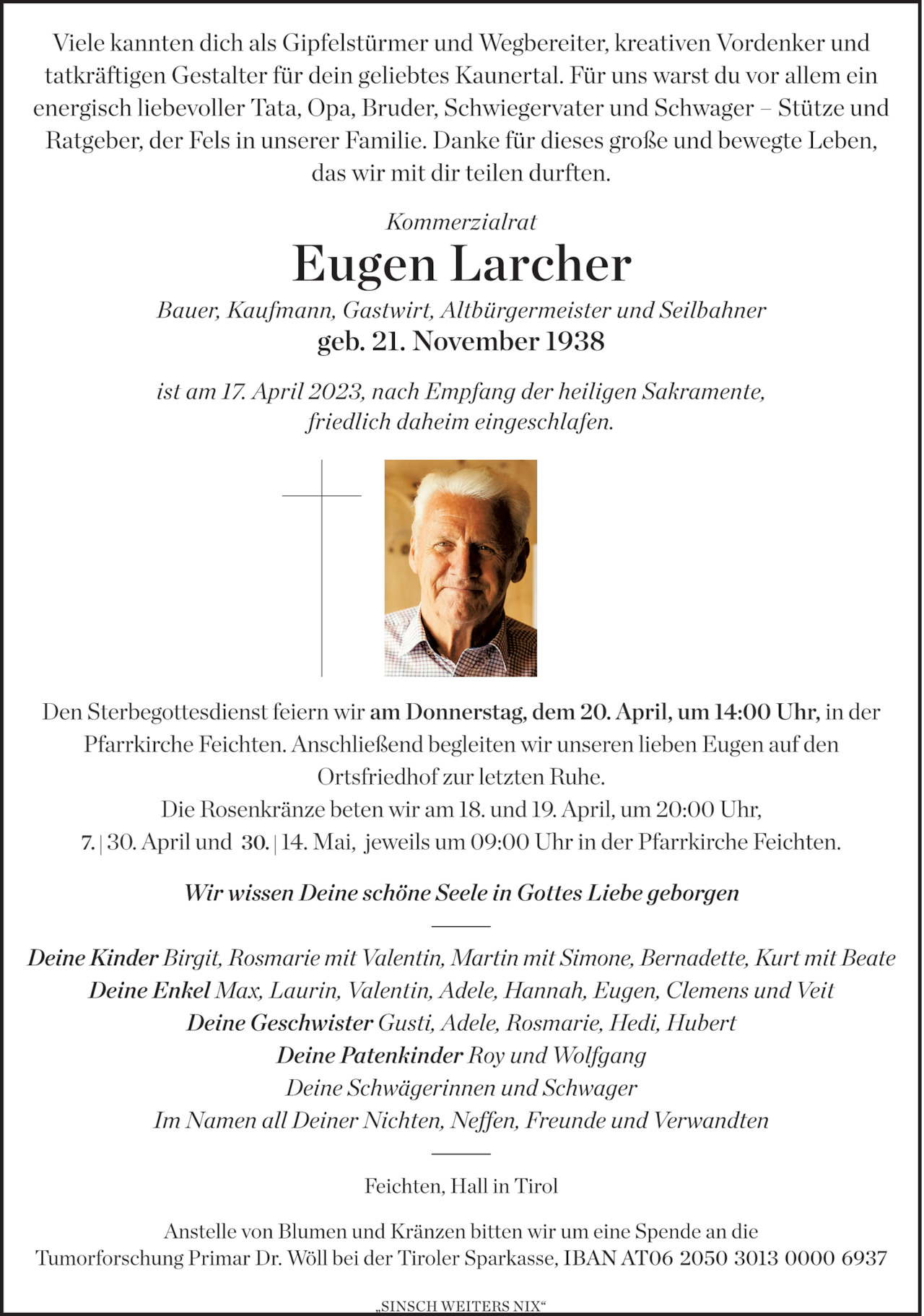 Eugen Larcher Bild