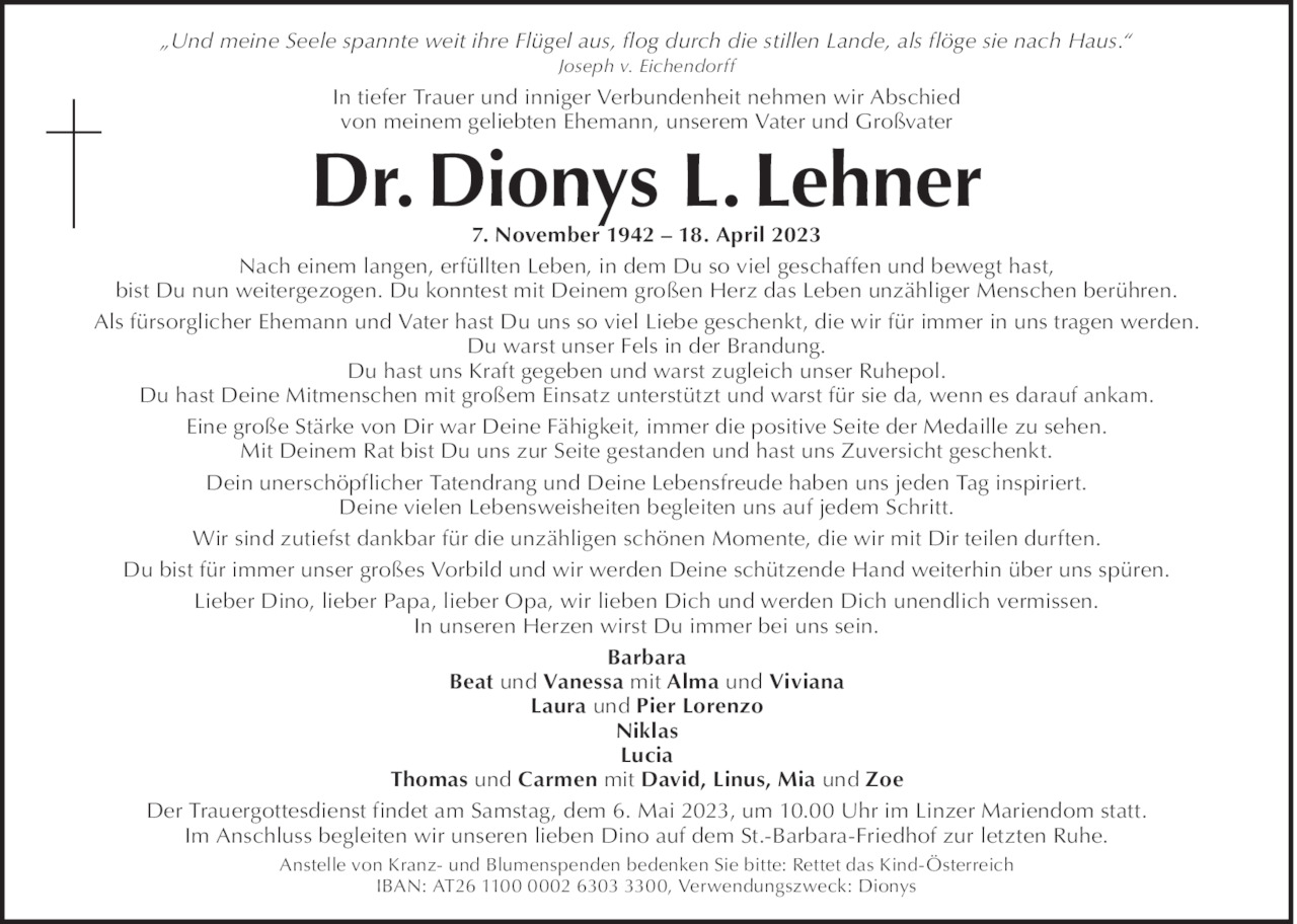 Dionys L. Lehner Bild