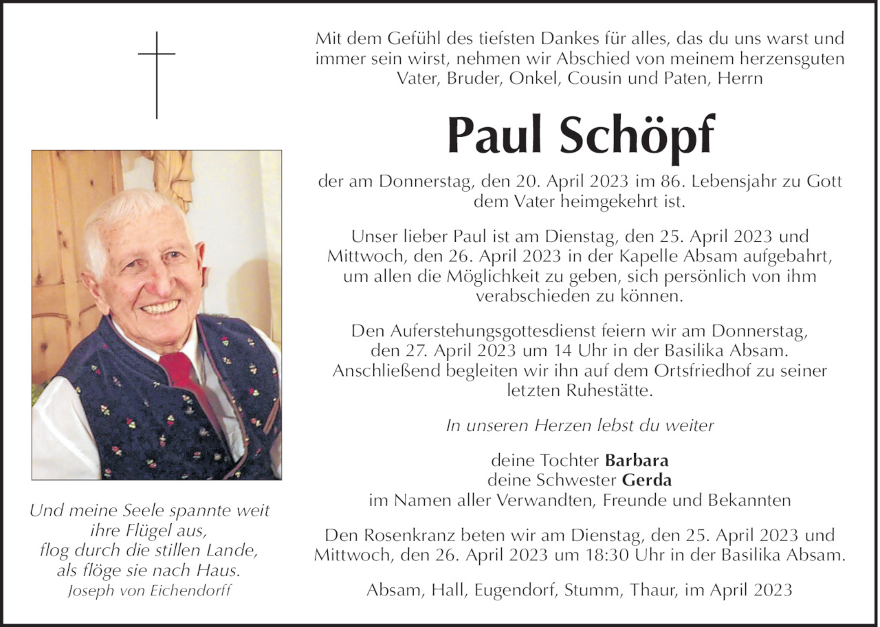 Paul Schöpf Bild