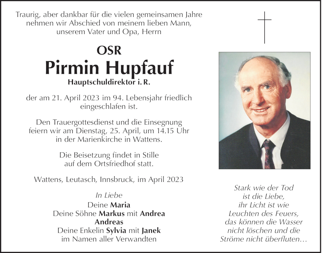 Pirmin  Hupfauf Bild