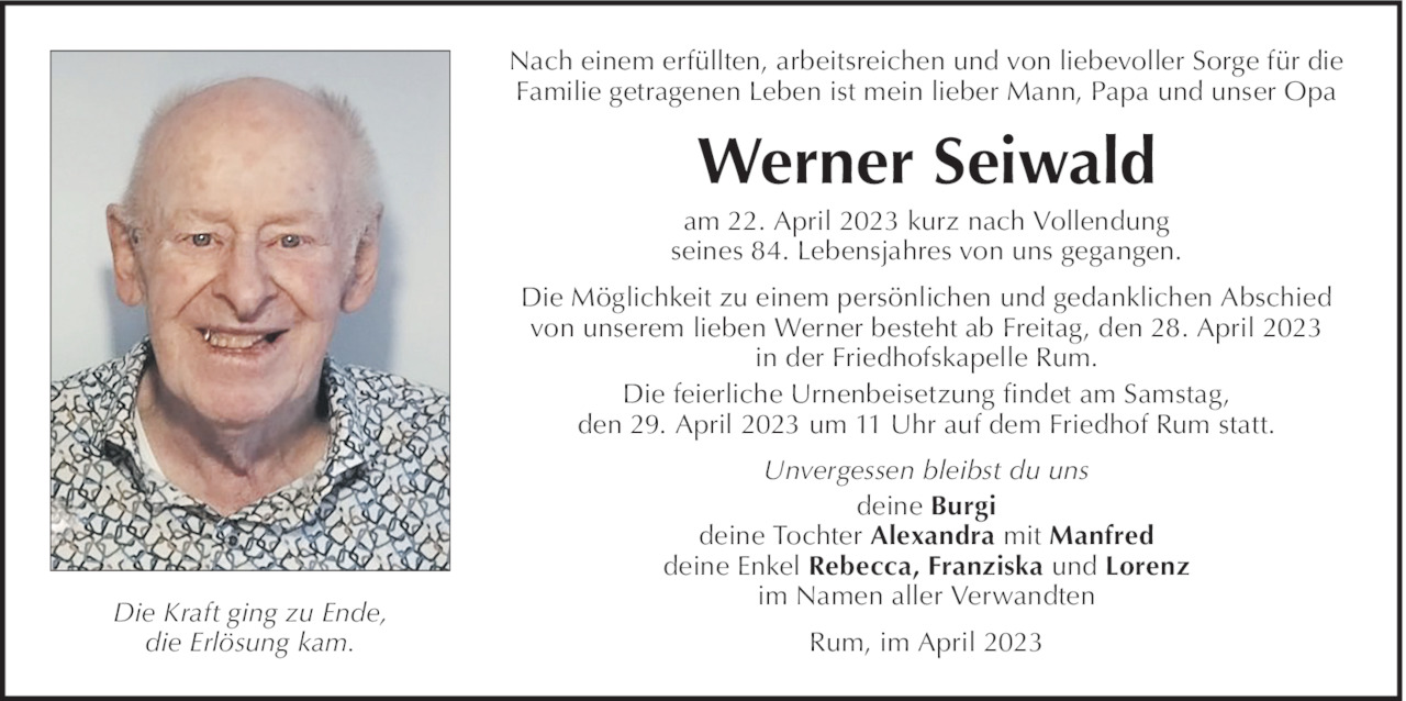 Werner Seiwald Bild