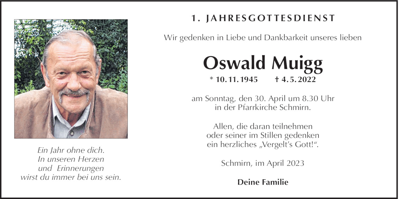Oswald Muigg Bild