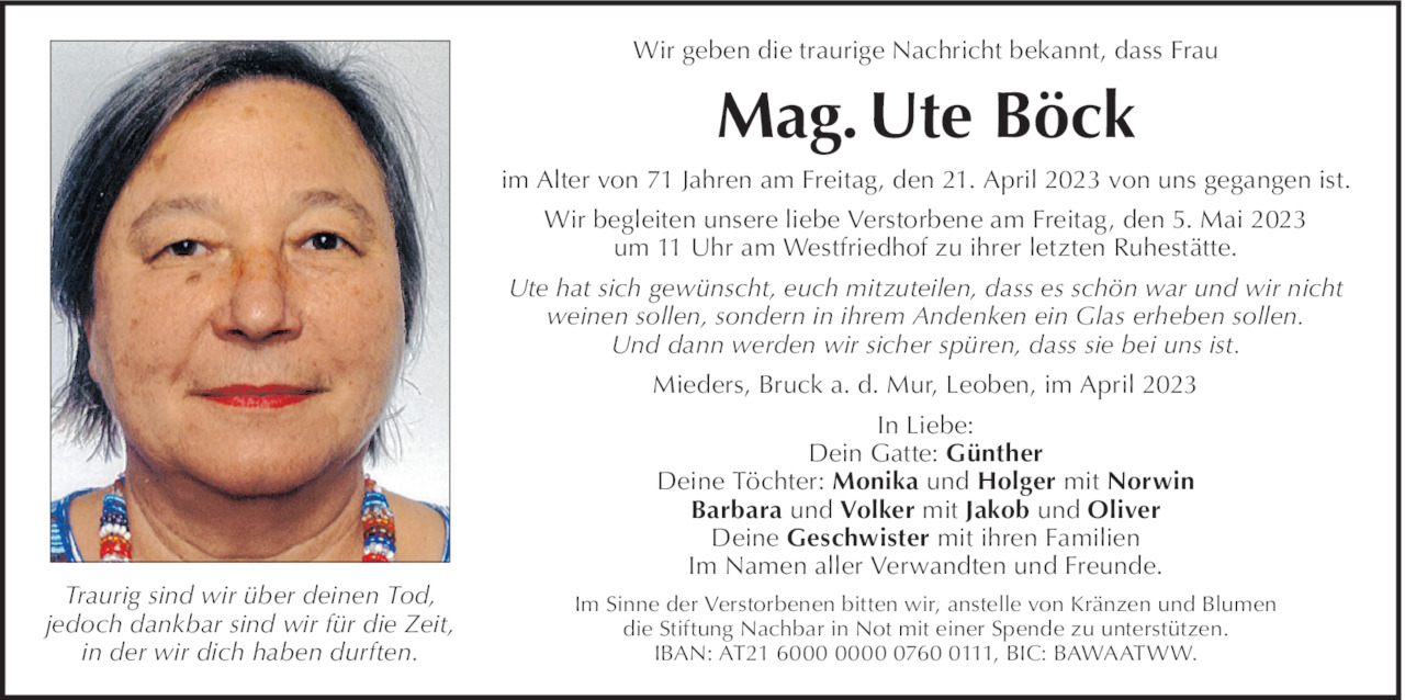Ute Böck Bild