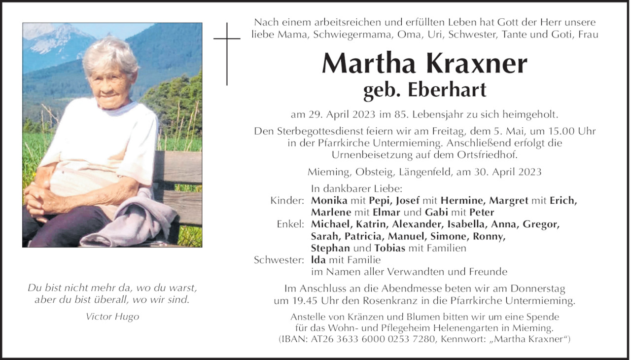 Martha Kraxner Bild