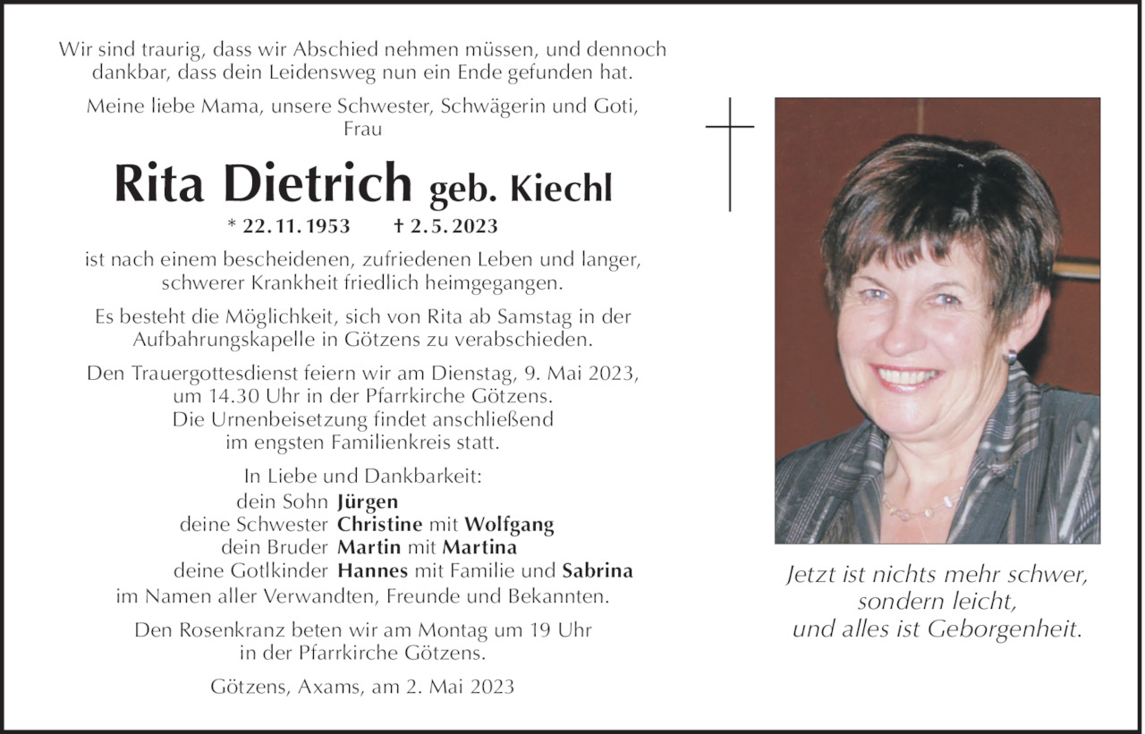 Rita Dietrich Bild