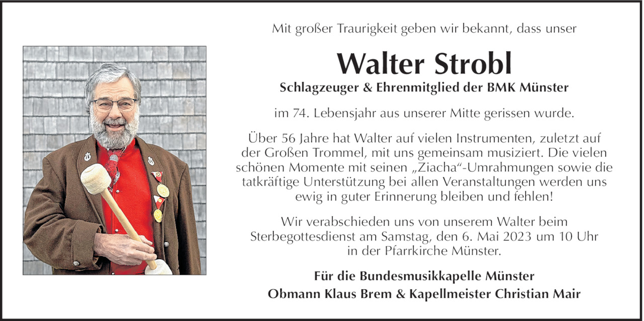 Walter Strobl Bild