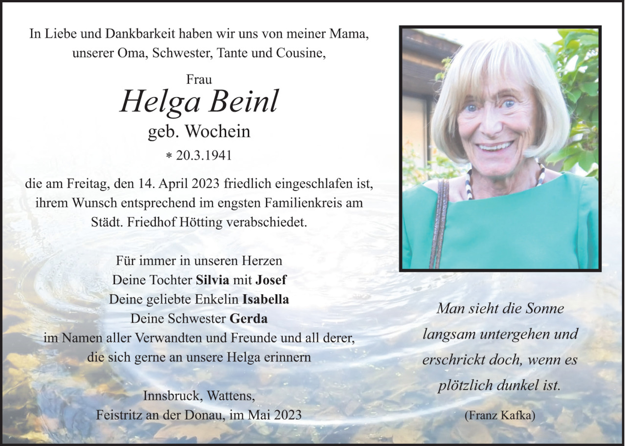 Helga Beinl Bild