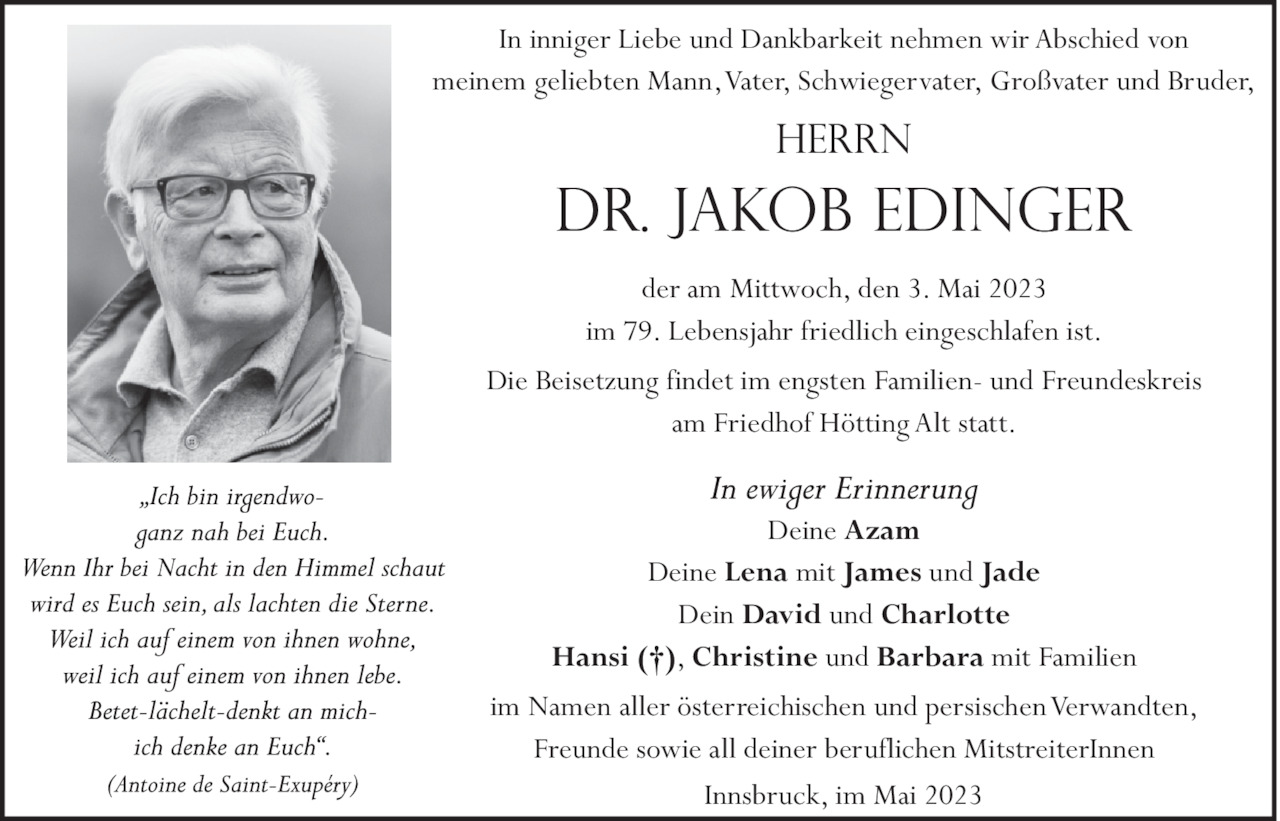 Jakob Edinger Bild