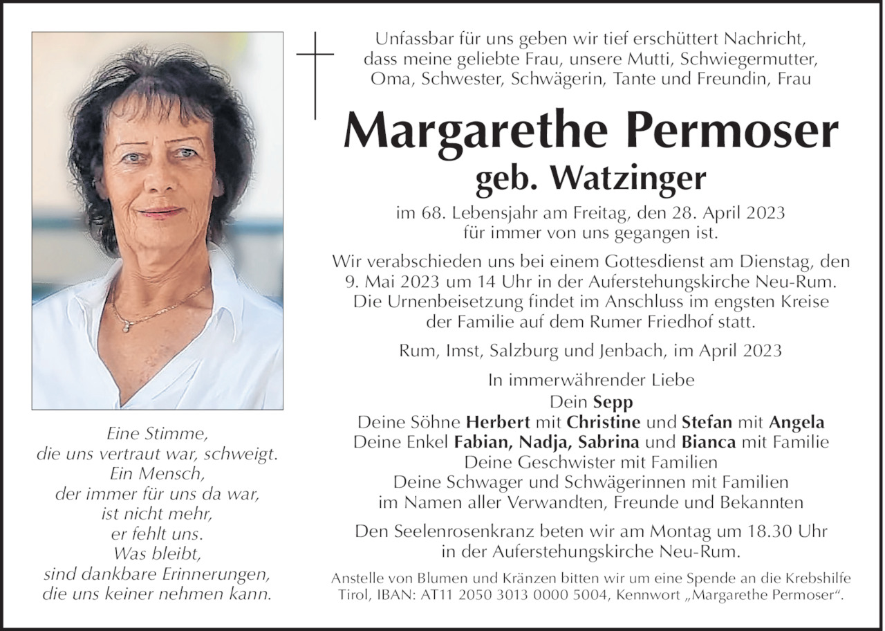 Margarethe Permoser Bild