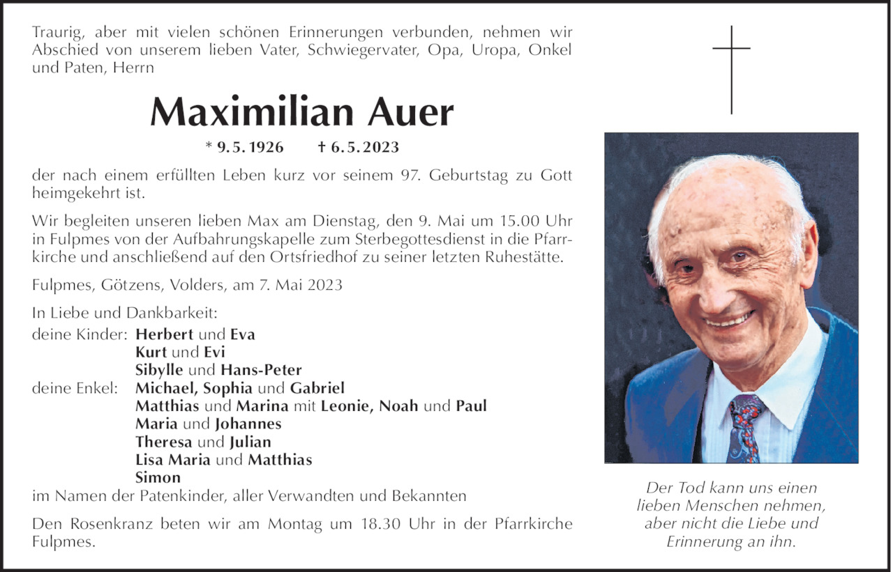 Maximilian Auer Bild