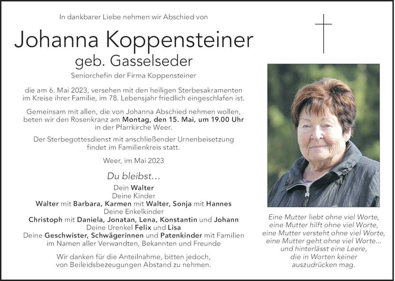 Johanna Koppensteiner Bild