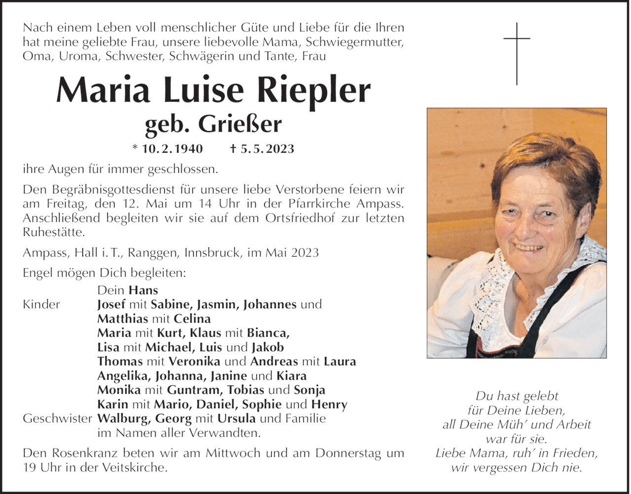 Maria Luise Riepler Bild