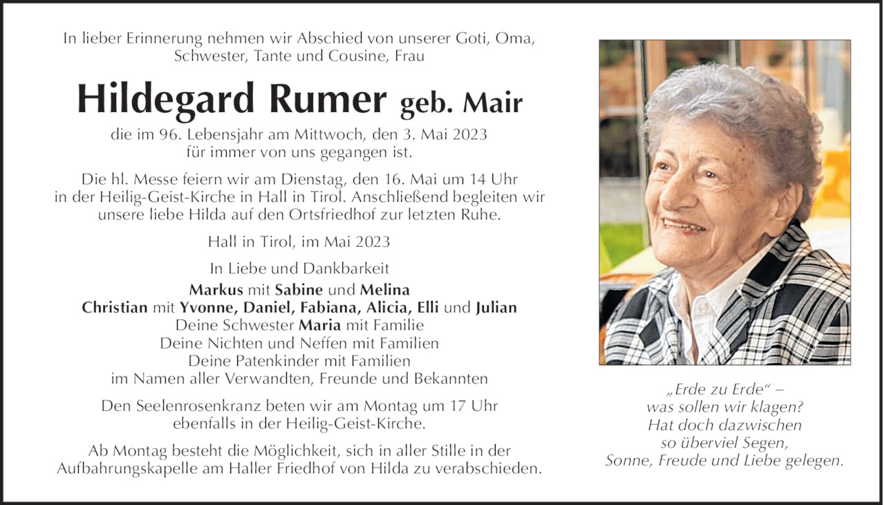 Hildegard Rumer Bild