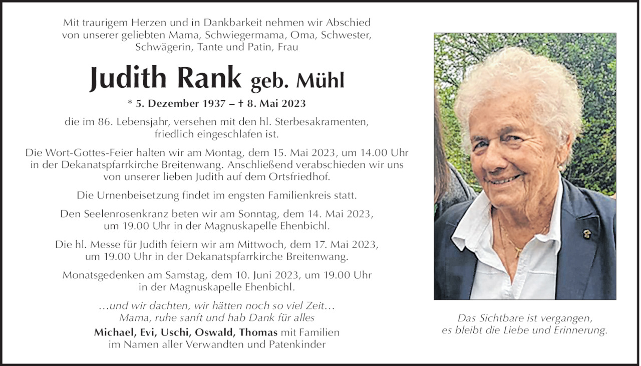 Judith Rank Bild