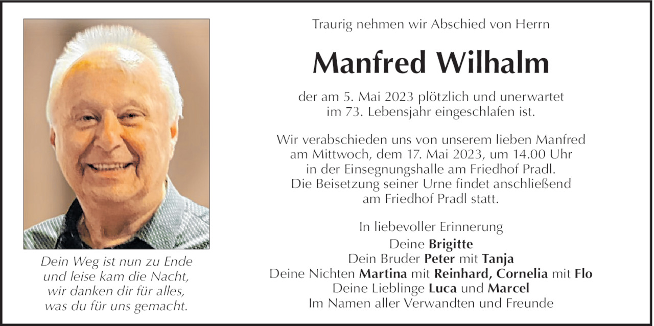 Manfred Wilhalm Bild