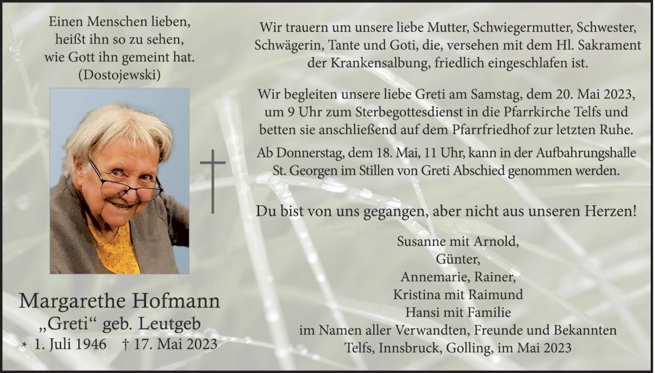 Margarethe Hofmann Bild
