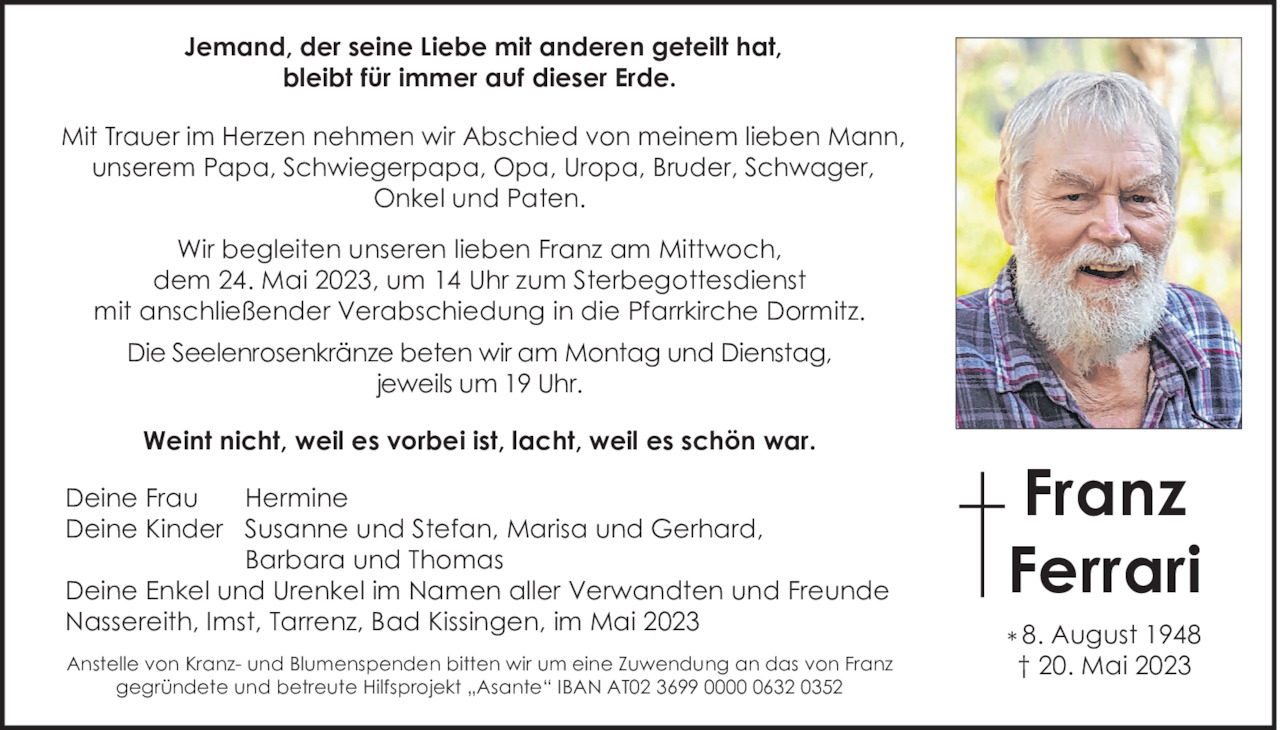 Franz Ferrari Bild