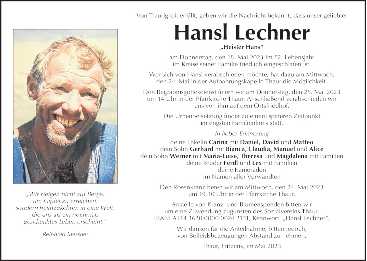 Johann Lechner Bild