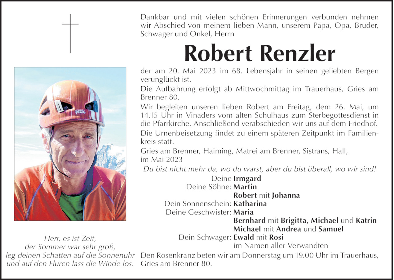 Robert Renzler Bild