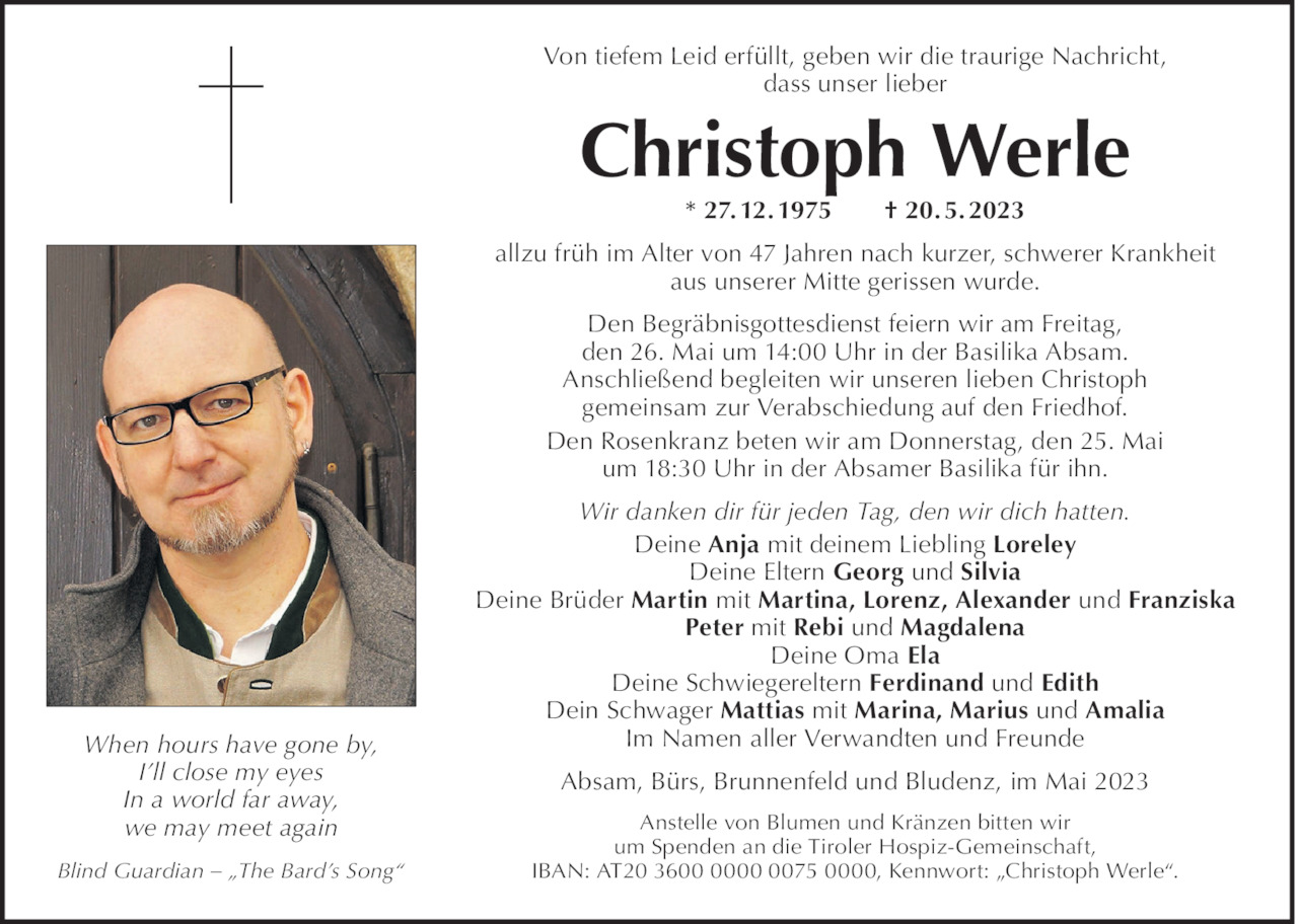 Christoph  Werle Bild