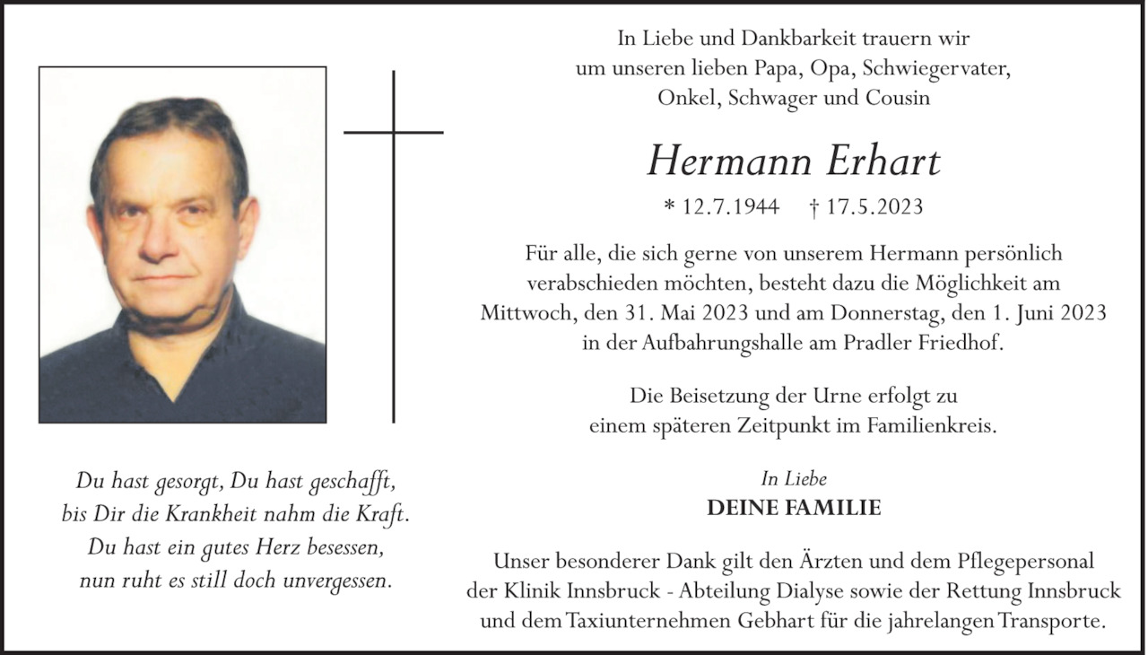 Hermann Erhart Bild