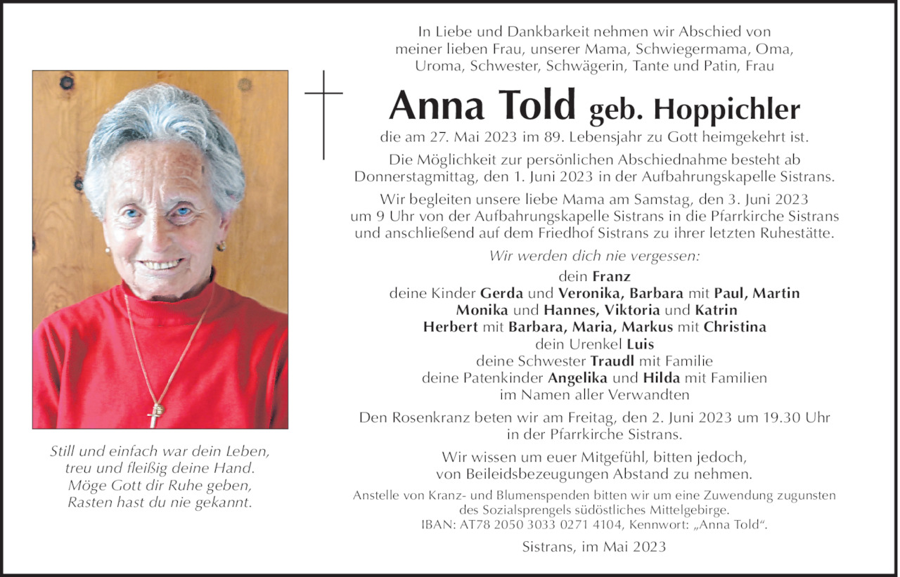 Anna Told Bild
