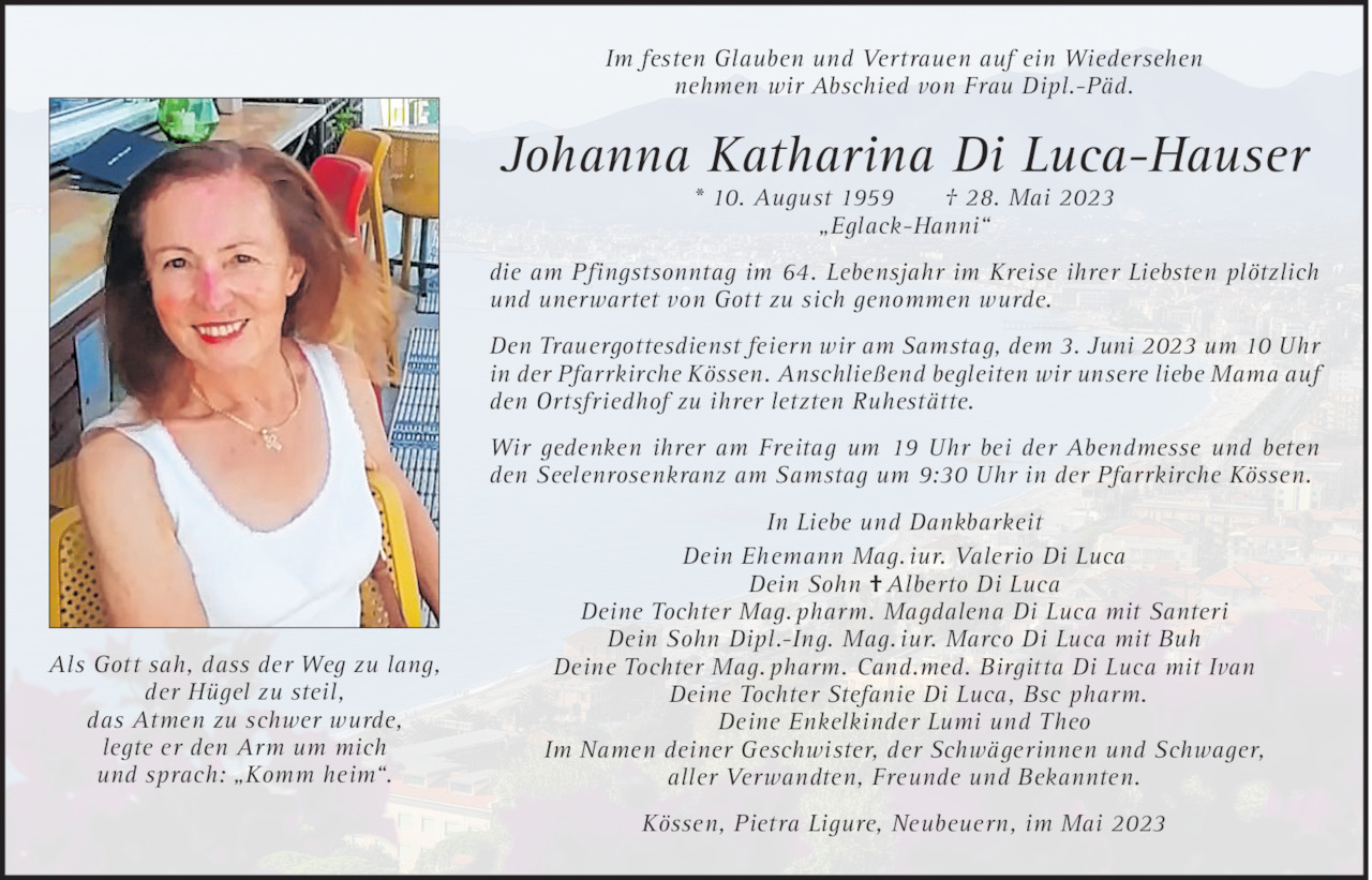 Johanna Katharina Di Luca- Hauser Bild