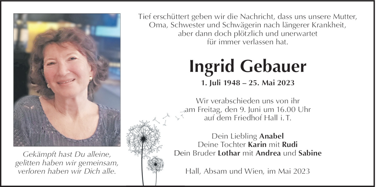 Ingrid Gebauer Bild