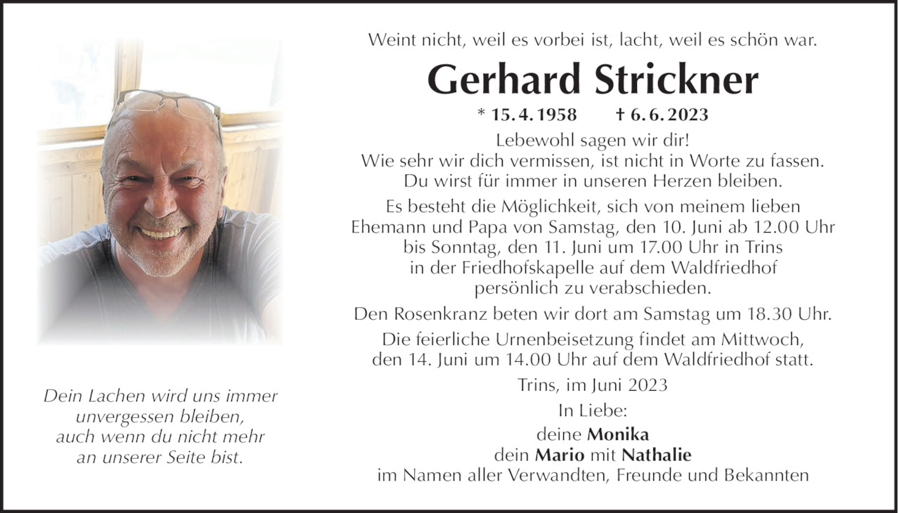 Gerhard Strickner Bild