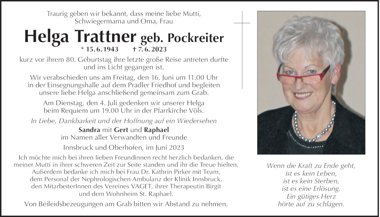 Helga Trattner Bild