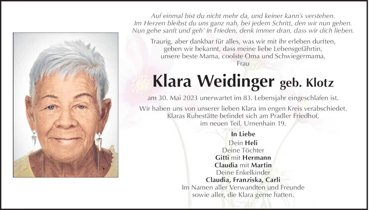 Klara Weidinger Bild