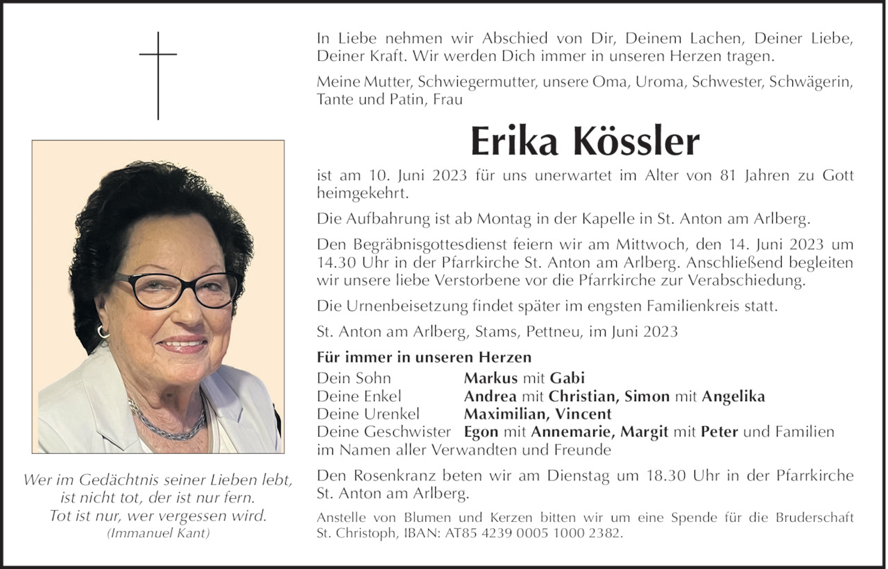 Erika Kössler Bild