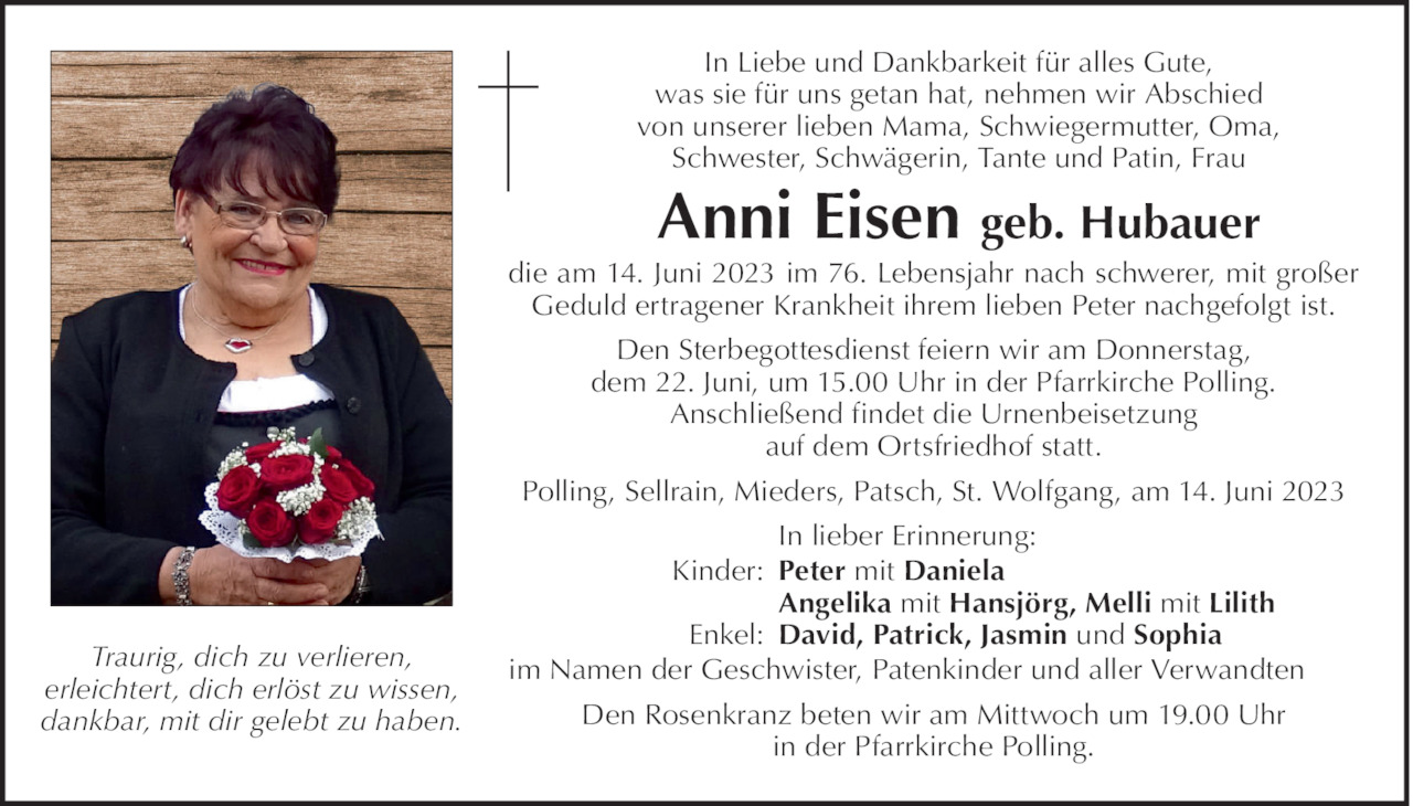Anni Eisen Bild