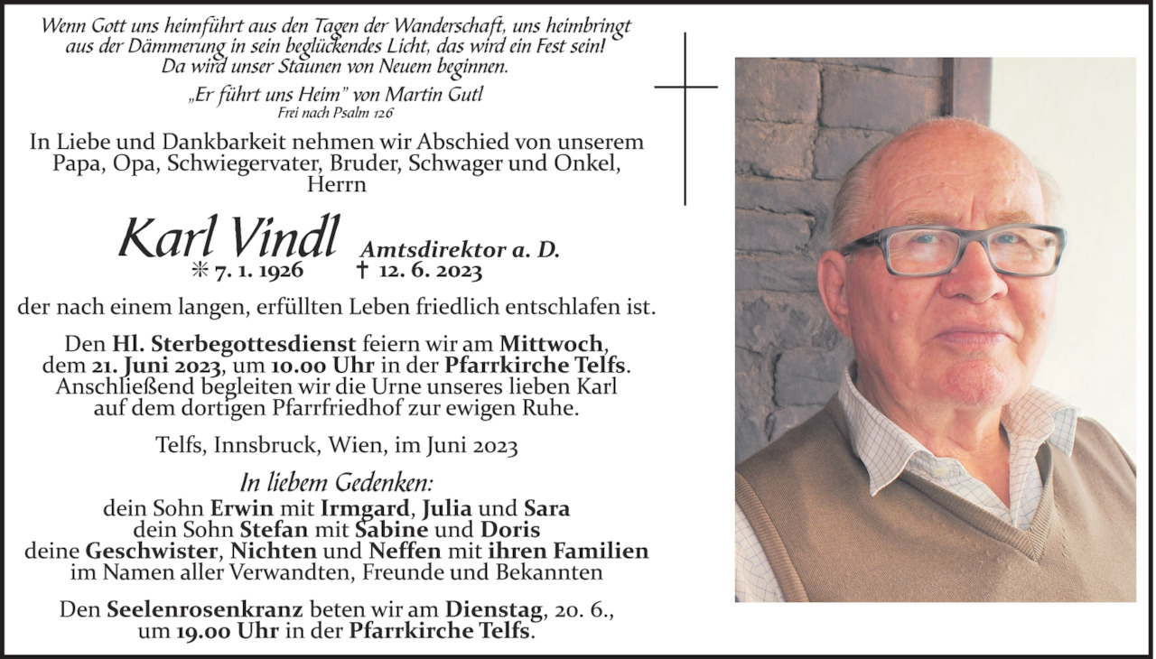 Karl  Vindl Bild